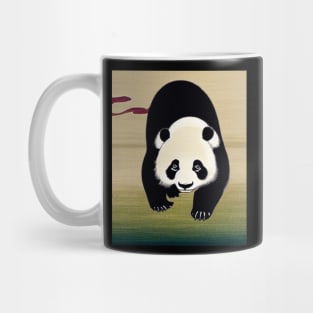 vintage ukiyo-e panda paintings Mug